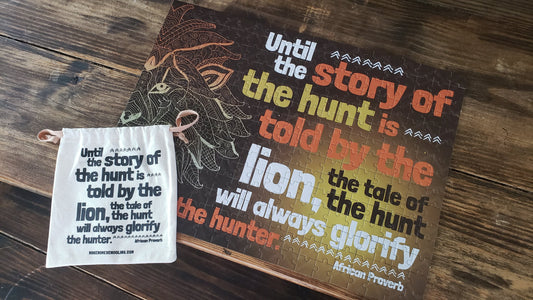 Lion Quote Puzzle