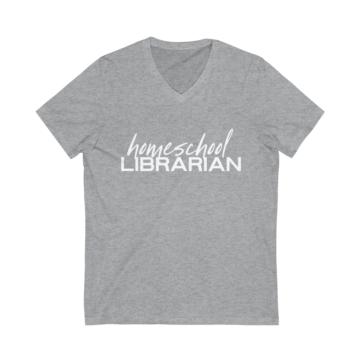 Homeschool Librarian V-Neck Tee
