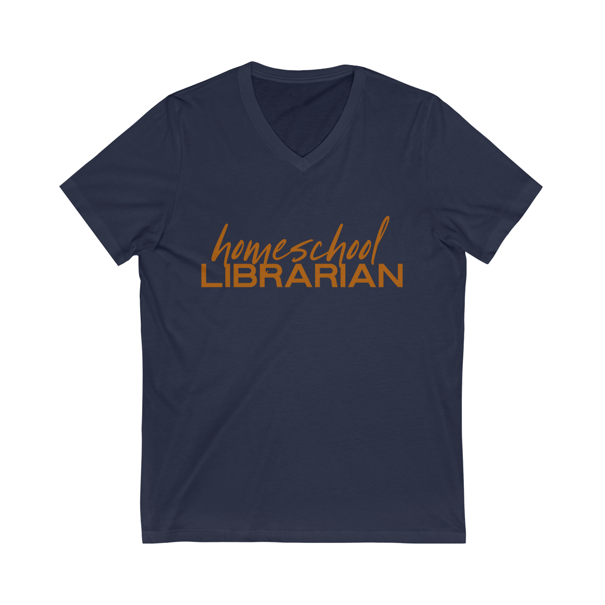 Homeschool Librarian V-Neck Tee